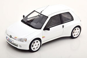 �I�b�g�[���[�r�� 1/18 �v�W���[ 106 �����[ �}�L�V �f�B�} 1997 �z���C�g 3000�����Otto Mobile 1:18 Peugeot 106 Rally Maxi Dimma 1997 white Limited Edition 3000 pcs
