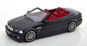 Ibg[ 1/18 BMW M3 E46 JuI 2004 ubN 4000Otto Mobile 1:18 BMW M3 E46 Cabrio 2004 schwarz Limited Edition 4000 pcs.