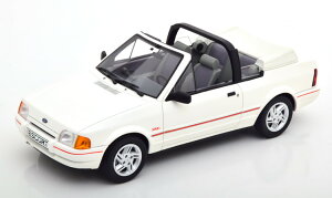 �I�b�g�[ 1/18 �t�H�[�h �G�X�R�[�g MK4 XR3i �R���o�[�`�u�� 1986 �z���C�g 3000�����Otto Mobile 1:18 Ford Escort MK4 XR3i Convertible 1986 white Limited Edition 3000 pcs