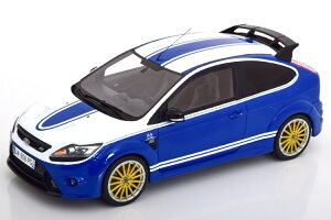 Ibg[ 1/18 tH[h tH[JX RS E} GfBV 2010 u[/zCg 999Otto Mobile 1:18 Ford Focus RS Le Mans Edition 2010 blue white Limited Edition 999 pcs