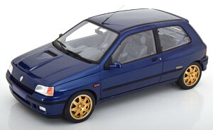 �I�b�g�[ 1/12 ���m�[ �N���I �E�B���A���Y MK1 1993 �_�[�N�u���[���^���b�N 999����� Otto Mobile 1:12 Renault Clio Williams MK1 1993 darkblue-metallic Limited Edition 999 pcs