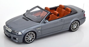 �I�b�g�[���[�r�� 1/18 BMW M3 E46 �R���o�[�`�u�� 2004 �O���[���^���b�N 2000�����Otto Mobile 1:18 BMW M3 E46 Convertible 2004 greymetallic Limited Edition 2000 pcs