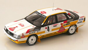 Ibg[ 1/18 AEfB 200 NAg #4 [EeJ 1987 Rohrl/Geistdorfer 3000Otto Mobile 1:18 Audi 200 Quattro No 4 Rally Monte Carlo 1987 Rohrl/Geistdorfer Limited Edition 3000 pcs