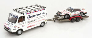 Ibg[[r 1/18 |VF 911 SC [ |gK Zbg VgG C35/g[[t 1981 AX Therier/VialOtto Mobile 1:18 Porsche 911 SC Rally Portugal Set with Citroen C35 and Trailer 1981 Almeras Th