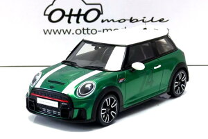 Ibg[ 1/18 ~j N[p[ F56 JCW 2023 ueBbV[VOO[ 999Otto Mobile 1:18 Mini Cooper F56 JCW 2023 british racing green Limitation 999 pcs