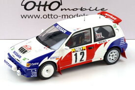 オットーモービル 1/18 日産 サニー GTI-R #12 モンテカルロラリー 1992 MakinenOtto Mobile 1:18 Nissan Sunny GTI-R #12 Rallye Monte Carlo 1992 Makinen