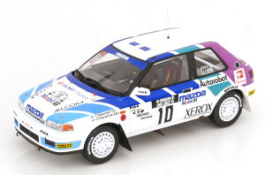 Ibg[ 1/18 }c_ 323 GTX Gr.A #10 1000΃[ 1991 Makinen Harjanne 2000Otto Mobile 1:18 Mazda 323 GTX Gr.A No10 Rally 1000 Lakes 1991 Makinen Harjanne Limited Edition 2000 pcs