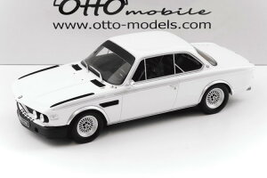 �I�b�g�[���r�� 1/18 BMW 3.0 CSL �N�[�y E9 1972 �V�����j �z���C�gOtto Mobile 1:18 BMW 3.0 CSL Coupe E9 1972 Chamonix white