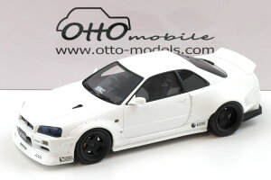 Ibg[r 1/18 Y XJCC GT-R R34 KRC 2019 zCg 2000Otto Mobile 1:18 Nissan Skyline GT-R (R34) KRC 2019 white Limited Edition 2000 pcs