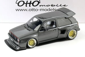 �I�b�g�[���[�r�� 1/18 �t�H���N�X���[�Q�� �S���t II 2 GTI �o�C �L�W�� �T���[�� �A�X�R�b�g �O���[ ���^���b�N 2021Otto Mobile 1:18 VW Golf II 2 GTI by Kyzyl Saleem Ascot grey metallic 2021