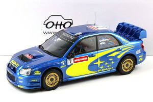 �I�b�g�[���[�r�� 1/12 �X�o�� �C���v���b�T S9 #7 WRC �����[ �I�u �E�F�[���Y 2003 �\���x���OOtto Mobile 1:12 Subaru Impreza S9 N7 WRC Rally of Wales 2003 Solberg