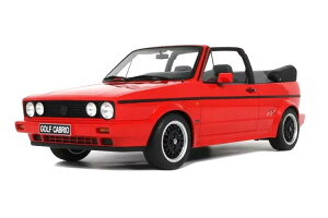 �I�b�g�[���r�� 1/12 �t�H���N�X���[�Q�� �S���t �R���o�[�`�u�� �X�|�[�c���C�� Mk1 1991 ���b�h 999�����Otto Mobile 1:12 Volkswagen VW Golf Convertible Sportline Mk1 year 1991 red Limited 999 pcs