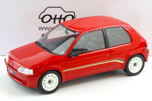 �I�b�g�[���r�� 1/12 �v�W���[ 106 �t�F�[�Y1 �����[ 1993 ���b�hOtto Mobile 1:12 Peugeot 106 Phase 1 Rallye 1993 red