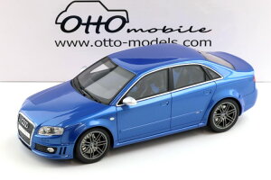�I�b�g�[���r�� 1/18 �A�E�f�B RS4 �Z�_�� B7 �X�v�����g 2007 �u���[���^���b�NOtto Mobile 1:18 Audi RS4 Sedan B7 Sprint 2007 blue metallic