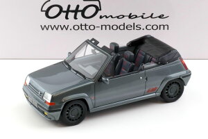 �I�b�g�[���r�� 1/18 ���m�[ 5 GT �^�[�{ �J�u���I�� 1995 �^���O�X�e���O���[Otto Mobile 1:18 Renault 5 GT Turbo Cabriolet 1995 Tungstene grey