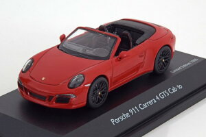 VR[ 1/43 |VF 911 991 J 4 GTS Ro[`u 2014 bh 1000Schuco 1:43 Porsche 911 (991) Carrera 4 GTS Convertible 2014 red Limited Edition 1000 pcs