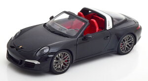 VR[ 1/18 |VF 911 (991) J 4GTS ^K 2014 ubN JSchuco 1:18 Porsche 911 (991) Carrera 4 GTS Targa 2014 black