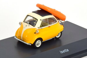 �V���R�[ 1/43 BMW �C�Z�b�^ ���A���b�N ���o�[�f�B���M�[���[�f�B���O�tSchuco 1/43 BMW Isetta with rear rack and rubber dinghy loading