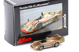 �V���R�[ �s�b�R�� 1/90 �|���V�F 936 ���@���V���^�C�i�[ #3 �S�[���hSchuco Piccolo 1:90 Porsche 936 Warsteiner #3 gold