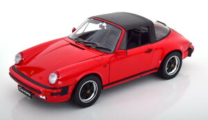 シュコー 1/12 ポルシェ カレラ タルガ カブリオレ 1989 レッドSchuco 1:12 Porsche 911 3.2 CARRERA TARGA CABRIOLET 1989 RED