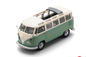 �V���R�[ 1/43 �t�H���N�X���[�Q�� VW T1b �T���o�o�X �O���[��/�z���C�g Schuco 1:43 Volkswagen VW T1b Samba Bus green/white