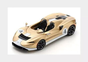 VR[ 1/43 }N[ Go #4 2020 S[h/zCgSchuco 1:43 McLaren Elva N4 2020 gold/white