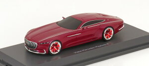 �V���R�[ Pro.R 1:43 �����Z�f�X ���B�W���� �}�C�o�b�n 6 �N�[�y 2016 ���b�h���^���b�N Schuco Pro.R 1:43 Mercedes Vision Maybach 6 2016 redmetallic