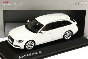 VR[ 1/43 AEfB A6 C7 2011 4G Aog V6 3.0LNg OCV[ zCg (DEALER MODEL)Schuco 1:43 Audi A6 C7 2011 4G AVANT V6 3.0L QUATTRO GLACIER WHITE (DEALER MODEL)