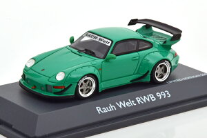 VR[ Pro.R 1/43 |VF 911 993 EFg RWB O[ 500 Schuco Pro.R 1:43 Porsche 911 993 Rauh Welt RWB green Limited Edition 500 pcs