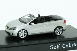 �V���R�[ 1/43 �t�H���N�X ���[�Q�� �S���t 6 �R���o�[�`�u�� 2012 �V���o�[ VW���ʔ�Schuco 1:43 VW Golf 6 Convertible 2012 silver special edition of VW