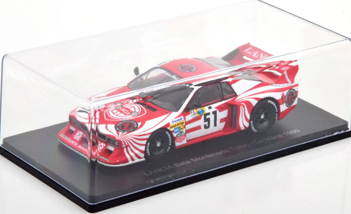 楽天市場】スパーク 1/43 ランチア ベータ モンテカルロ ターボ #51 24 