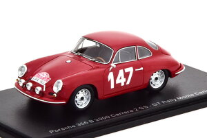 Xp[N 1/43 |VF 356 B 2000 J2 GS #147 eJ[ 1964 Porsche Carrera Rally Monte Carlo Buchet/Gauvin