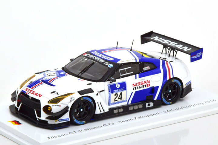 楽天市場】スパーク 1/43 日産 R35 GT-R ニスモ GT3 ニュルブルク  