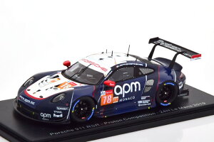 Xp[N 1/43 |VF 911 991 RSR E} 24ԃ[X Spark 1:43 Porsche 911 RSR No.78 24h Le Mans 2019 Prette/Prette/Abril