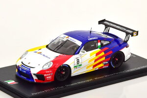 Xp[N 1/43 |VF 911 991 GT3 Jbv D Monza |VF J Jbv 2019 300 zCg/u[ Spark 1:43 Porsche 911 GT3 Cup Winner Monza Porsche Carrera Cup 2019 Bertonelli Limited Edition 300 pcs White blue
