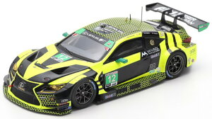 Xp[N 1/43 NTX RC F GT3 12 fCgi24ԑϋv[X 2019 500 CG[/ubN Spark 1:43 Lexus RC F GT3 No 12 24h Daytona 2019 Montecalvo/Bell/Telitz/Segal Limited Edition 500 pcs yellow/black