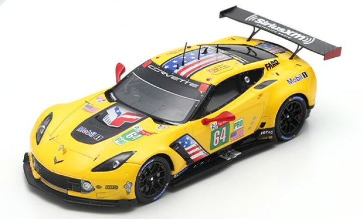 楽天市場】スパーク 1/43 シボレー コルベット C7 R 64番 ル・マン24 