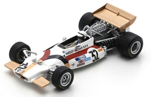 Xp[N 1/43 BRM P153 gLYEOOv 1970 zCg/S[h Spark 1:43 BRM P153 GP Watkins Glen 1970 Westbury white/gold