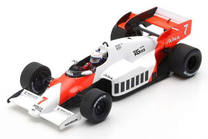 Xp[N 1/43 }N[ MP4/2 hCcGP D 1984 zCg/bh Spark 1:43 McLaren MP4/2 Winner GP Germany 1984 Prost white red