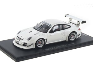 �X�p�[�N 1/43 �|���V�F 911 997 GT3 R 2010 �z���C�g �v���[���{�f�B Spark 1:43 Porsche 911 997 GT3 R 2010 white Plain Body