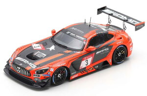 Xp[N 1/43 ZfXExc AMG GT3 #3 juNN24ԑϋv[X 2019 bh ubN 500 Spark 1:43 Mercedes AMG GT3 #3 24h Nuerburgring 2019 red black Limited Edition 500 pcs
