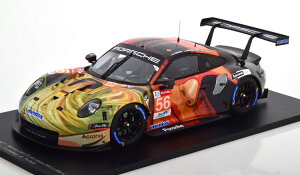 Xp[N 1/18 |VF 911 RSR #56 D LMGTE AM E}24ԑϋv[X 2019 Spark 1:18 Porsche 911 RSR No 56 Winner LMGTE AM 24h Le Mans 2019 Bergmeister/Lindsey/Perfetti