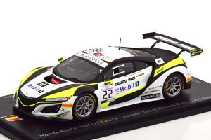 Xp[N 1/43 z_ AL NSX GT3 #22 XpEtRV24ԃ[X 2019 500 Spark 1:43 Honda Acura NSX GT3 No 22 24h Spa 2019 McMurry/Frommenwiller/Moore/Sanchez Limited Edition 500 pcs