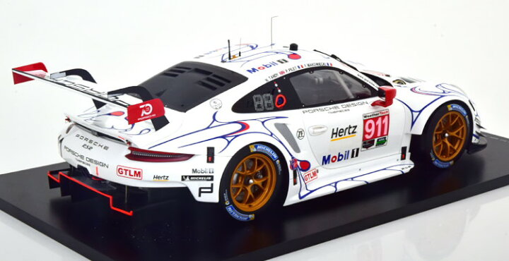 コンビニ受取対応商品】 Spark スパーク 64 Porsche 911 RSR No.911 GT Team Winner GTLM class  Petit Le Mans 2018 ポルシェ Y135