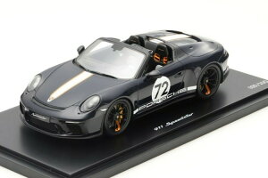 Xp[N 1/18 |VF 911 991-2 Xs[hX^[ #72 _[NV[u[ V[P[Xt 100 Spark 1:18 Porsche 911 991-2 Speedster #72 dark sea blue with showcase Limitation 100 pcs.