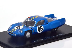Xp[N 1/43 m[ As[k A210 #46 E}24 1966 Spark 1:43 Renault Alpine A210 #46 24h Le Mans 1966 Bianchi/Vinatier