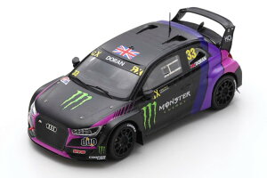 Xp[N 1/43 AEfB S1 WRX Ng #33 3rd [X1 E[NXI茠 Au񒷍AM 2019 Spark 1:43 Audi S1 WRX quattro #33 3rd Race 1 World RX of United Arab Emirates 2019