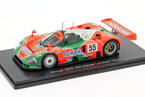 Xp[N 1/43 }c_ 787B #55 D E}24 1991 Spark 1:43 Mazda 787B #55 Winner 24h LeMans 1991 Weidler, Herbert, Gachot OȂ