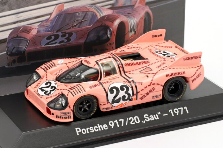 楽天市場】スパーク 1/43 ポルシェ 917/20 sow ピンクピッグ #23 ル 