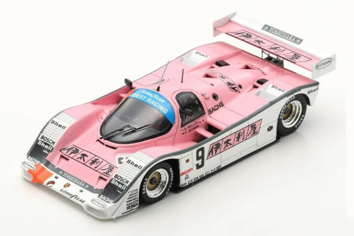 楽天市場】スパーク 1/43 ポルシェ 962C #9 富士 1989 伊太利屋 Spark 